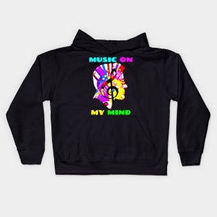 Music On My Mind Kids Hoodie